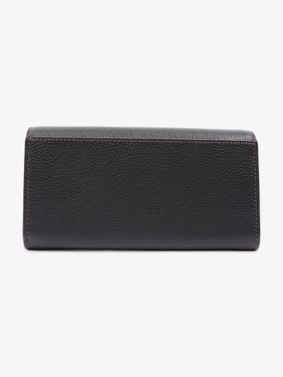 Burberry TB Continental Wallet Black Grained Leather Image 3