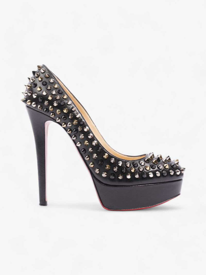 Christian louboutin black with spikes best sale