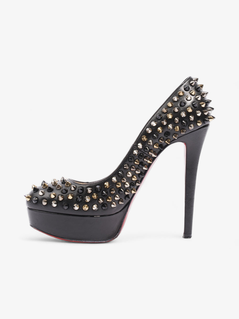 Christian Louboutin Bianca Spikes 140mm Black / Gold / Silver Nappa Leather EU 38.5 UK 5.5 Image 3