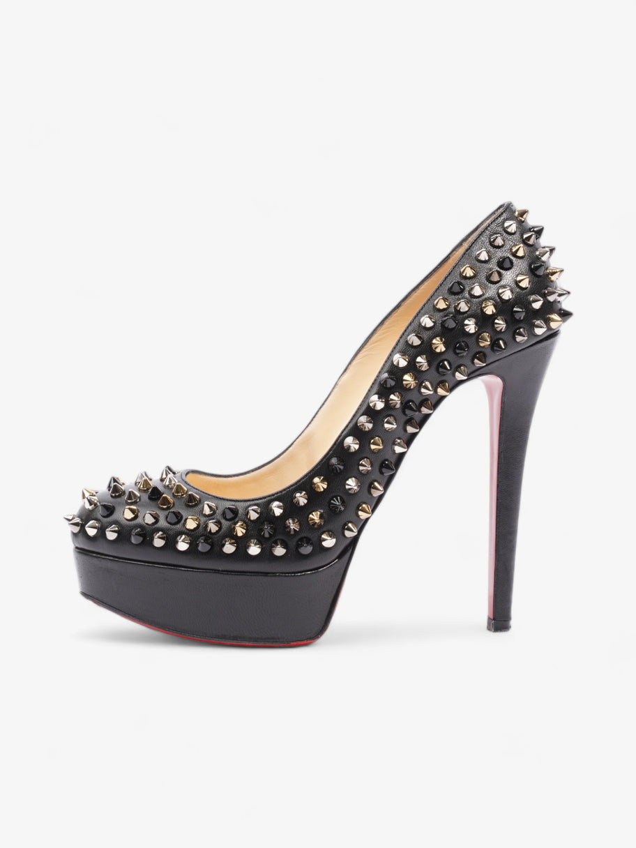 Christian Louboutin Bianca Spikes 140mm Black / Gold / Silver Nappa Leather EU 38.5 UK 5.5 Image 5