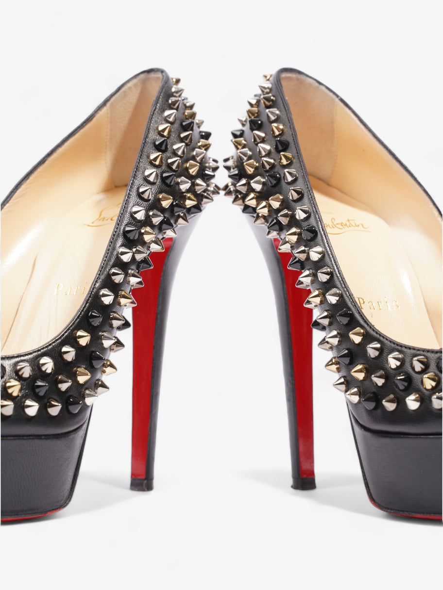 Christian Louboutin Bianca Spikes 140mm Black / Gold / Silver Nappa Leather EU 38.5 UK 5.5 Image 9