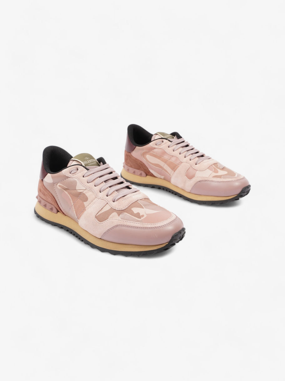 Valentino Rockrunner Pink Camo Suede EU 39 UK 6 Image 2