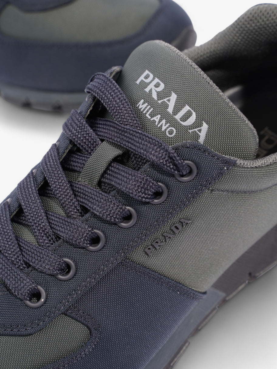 Prada Nylon Tech Sneakers Black Khaki Nylon EU 40.5 UK 6.5 Luxe Collective