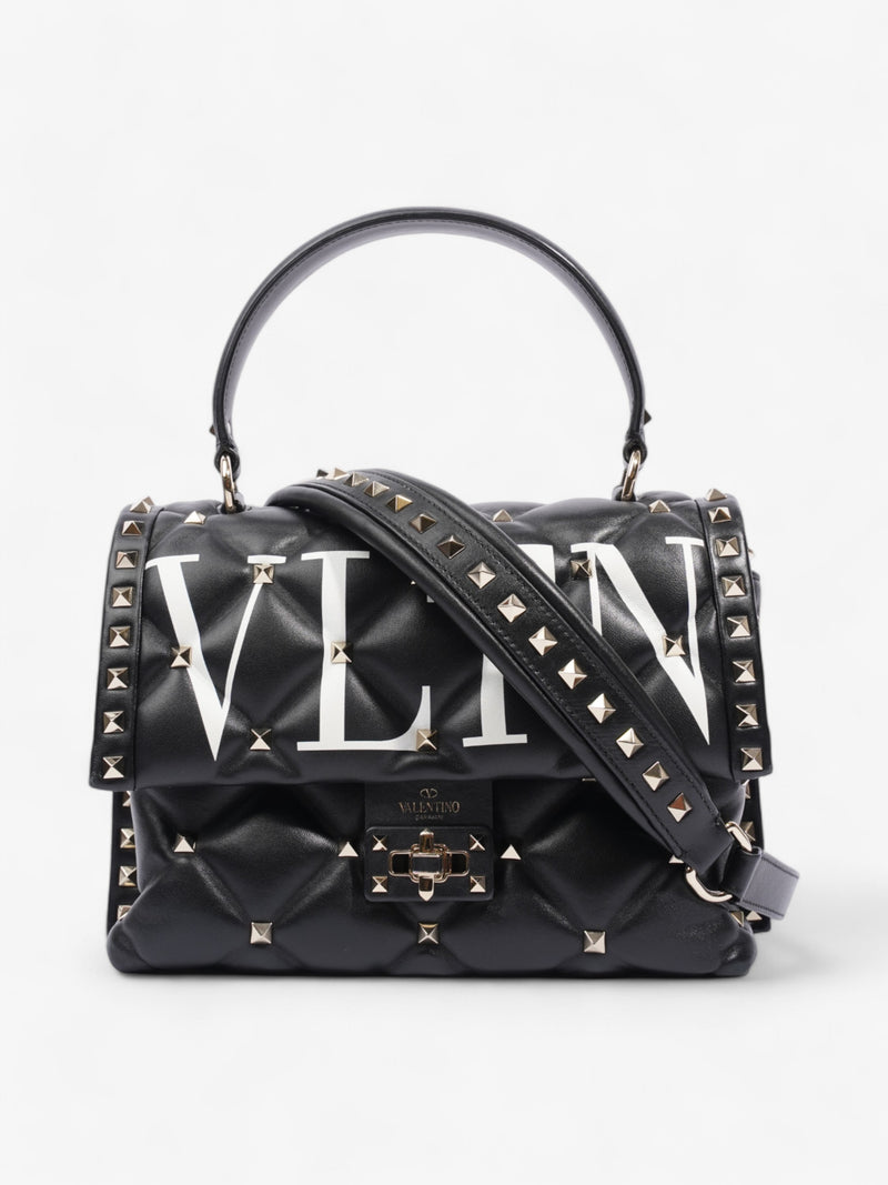  Valentino Candystud Black Leather