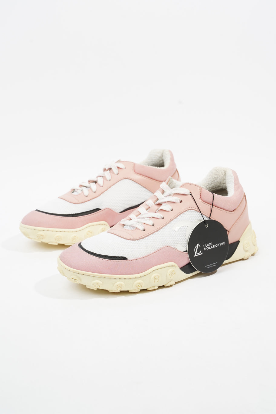 Low Top Sneaker White / Pink Mesh EU 37.5 UK 4.5 Image 9