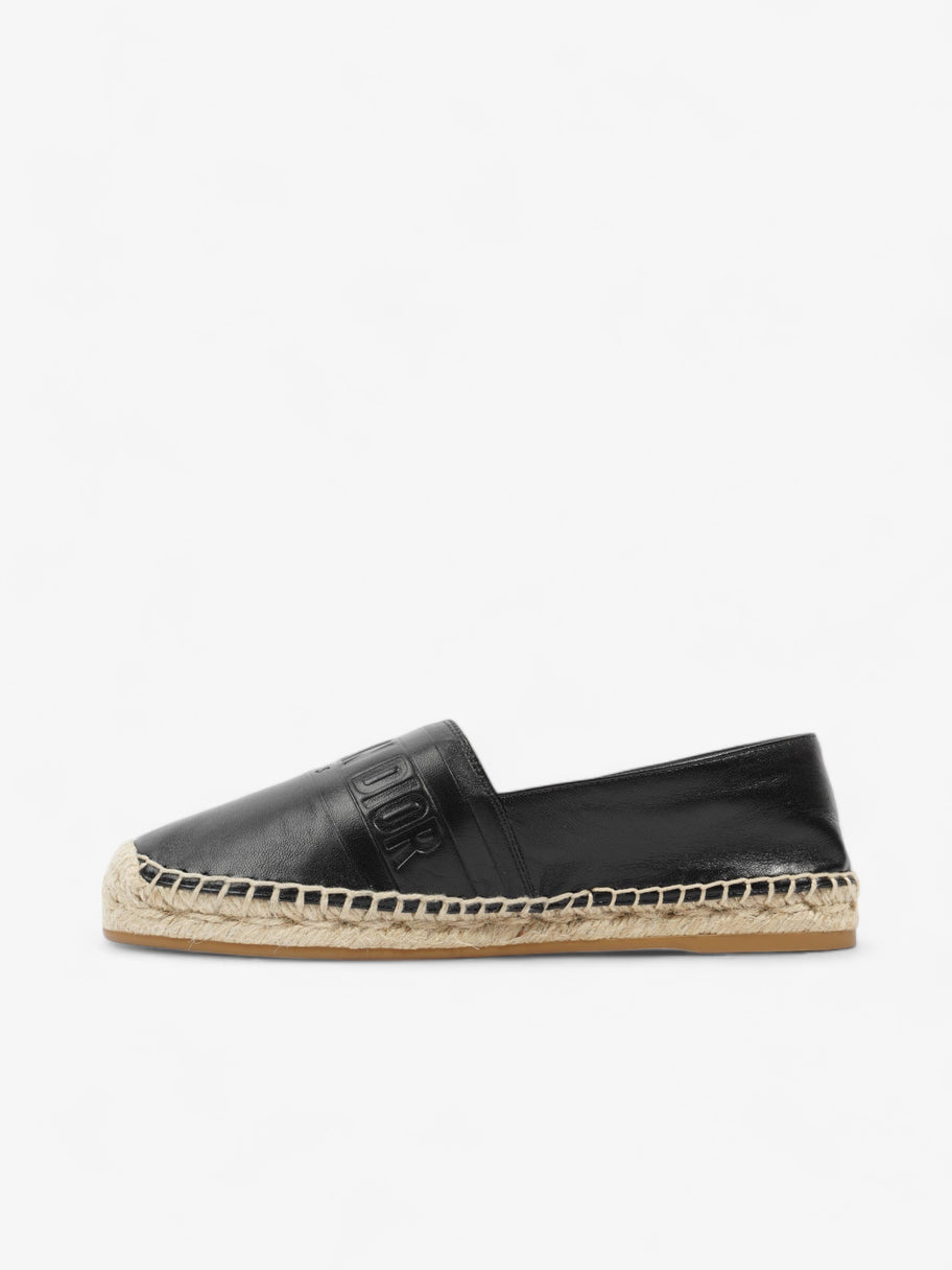 Granville Espadrilles Black Leather EU 36.5 UK 3.5 Image 8