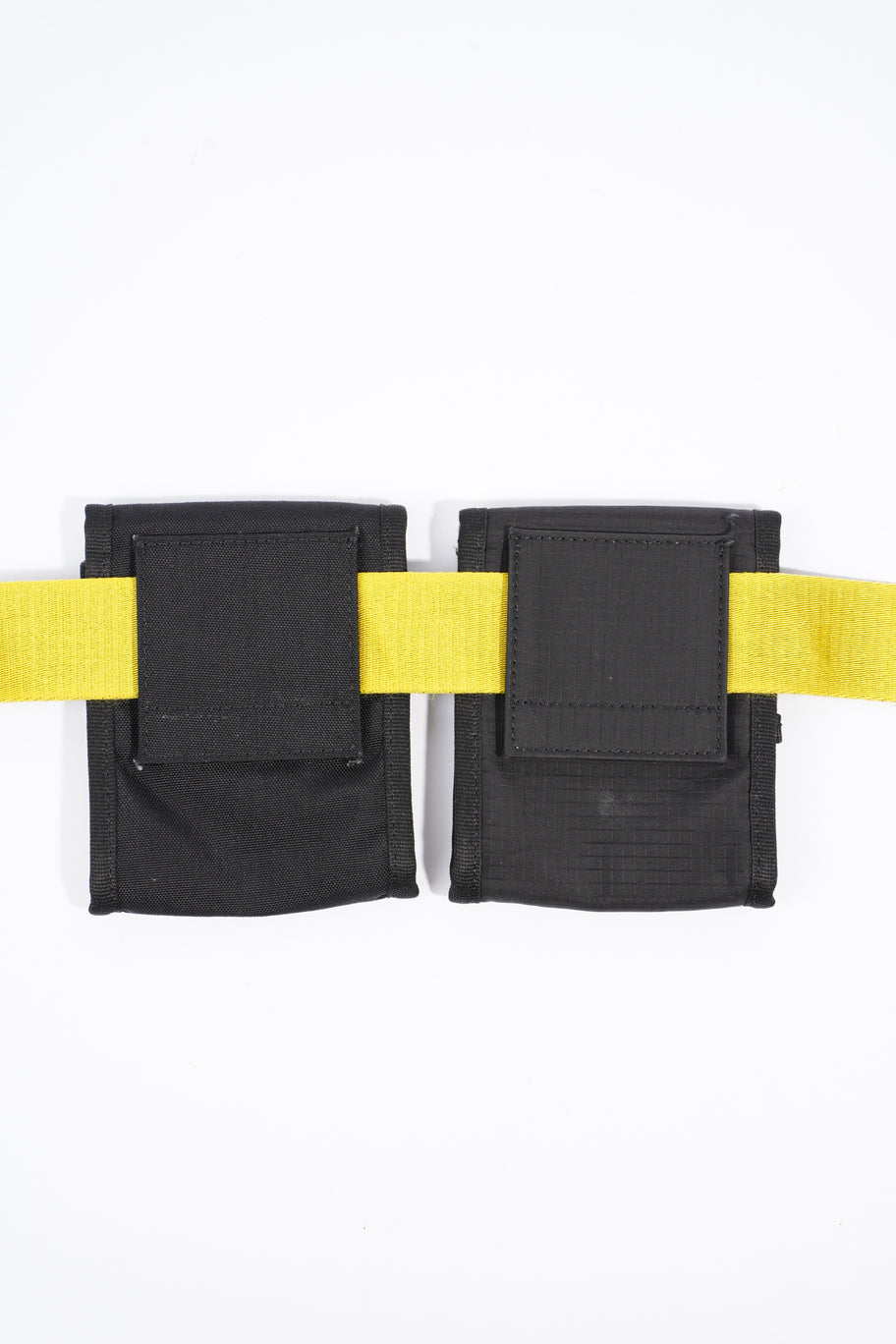 Two Pocket Belt Yellow / Black Fabric Image 5
