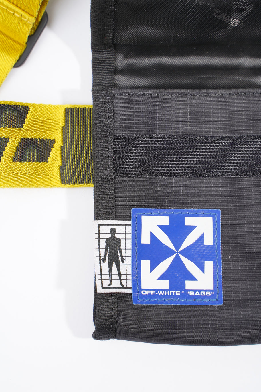 Two Pocket Belt Yellow / Black Fabric Image 9