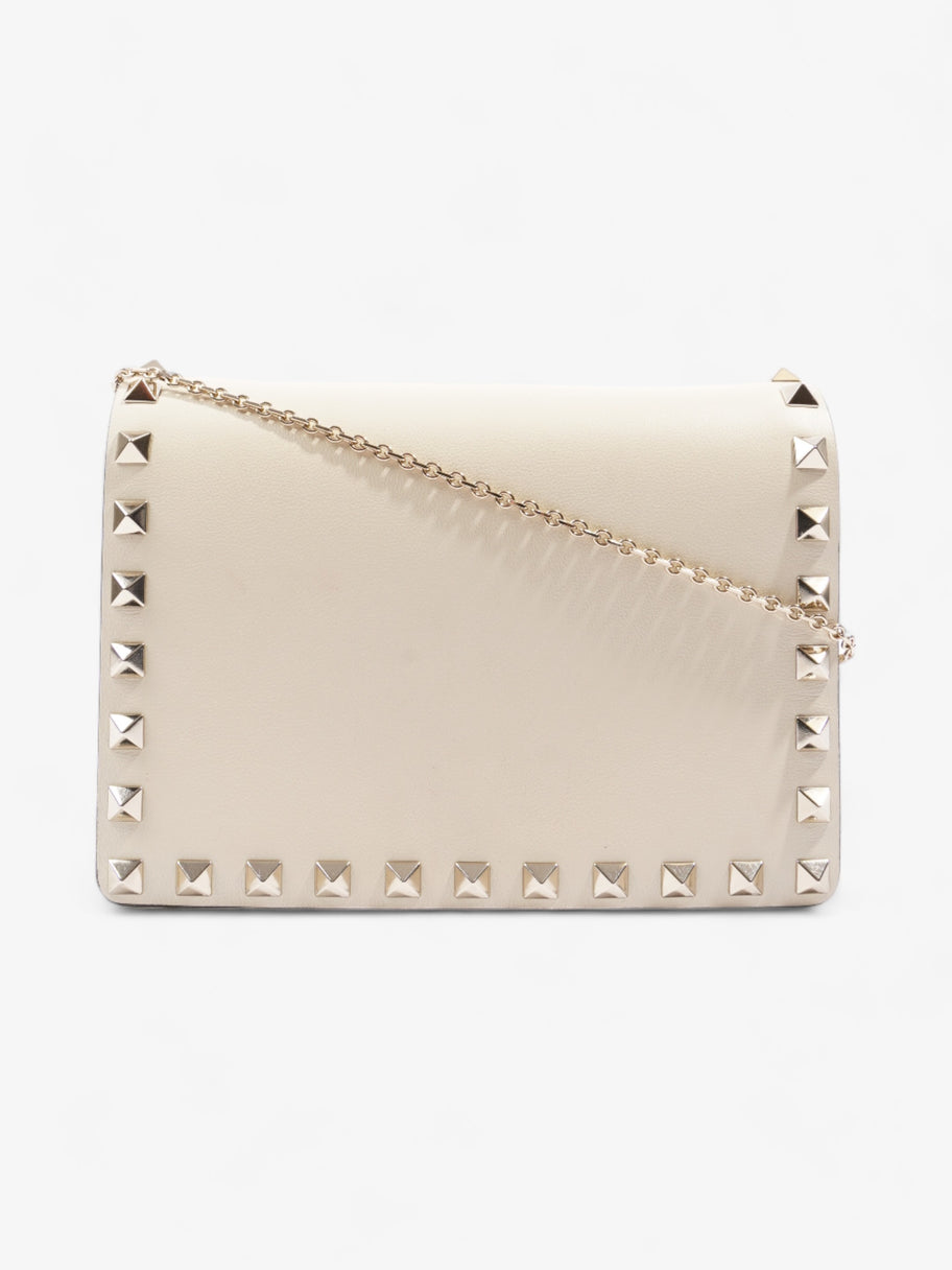 Valentino Rockstud Chain Bag Ivory Leather Image 1