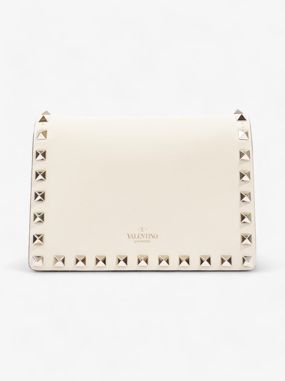 Valentino Rockstud Chain Bag Ivory Leather Image 4