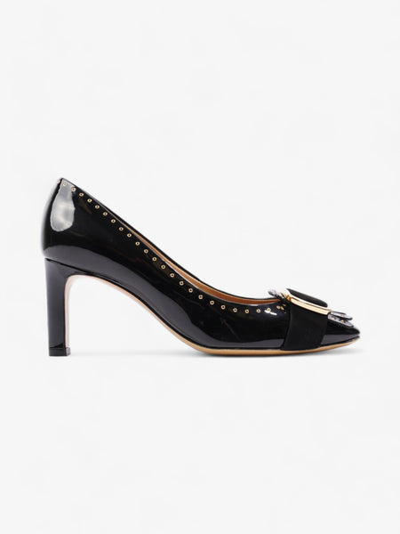 Salvatore Ferragamo ROMEO BLK Patent leather Flats outlet 7D