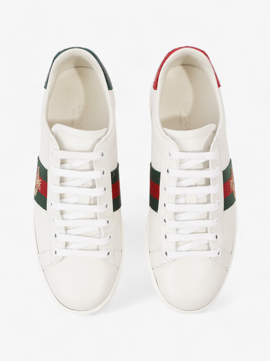 Gucci Bee Ace White / Green / Red Leather EU 37 UK 4 Image 8