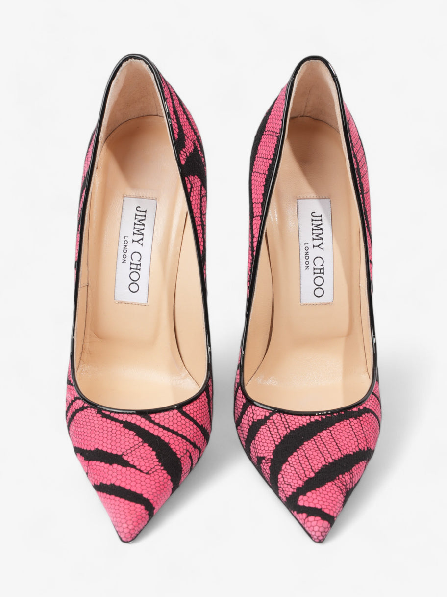 Pink snakeskin heels online