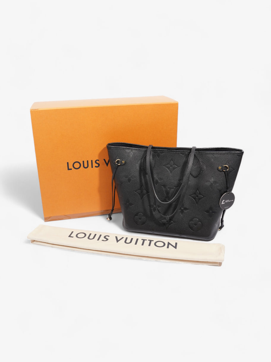 Louis Vuitton Neverfull MM Black Empreinte Leather Image 10