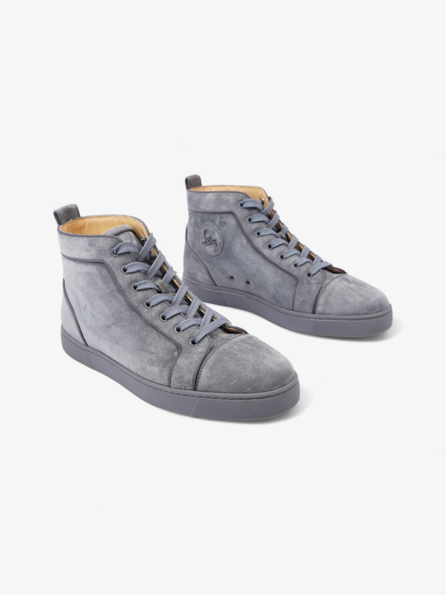 Christian Louboutin Louis Hightop Grey Suede EU 43.5 UK 9.5 Luxe Collective