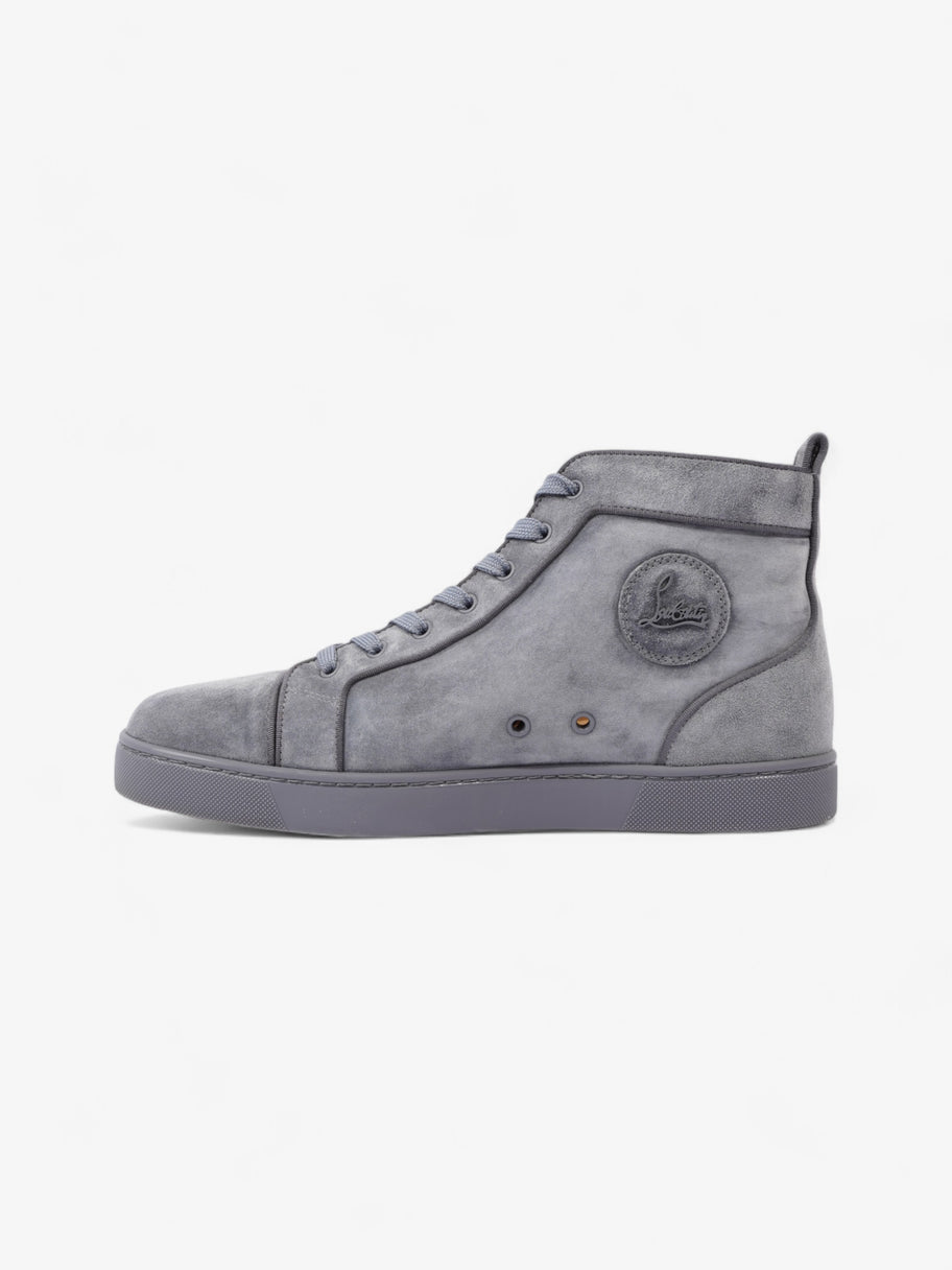 Christian Louboutin Louis Hightop Grey Suede EU 43.5 UK 9.5 Luxe Collective