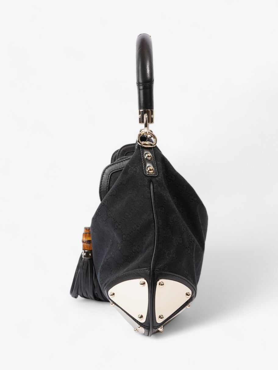 Gucci Indy Hobo Black Canvas Image 2