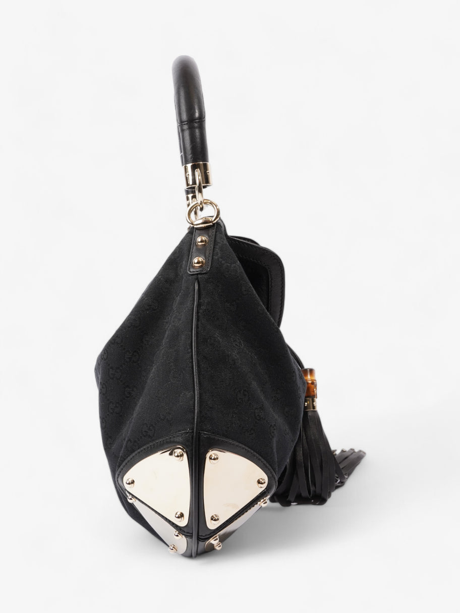 Gucci Indy Hobo Black Canvas Image 4