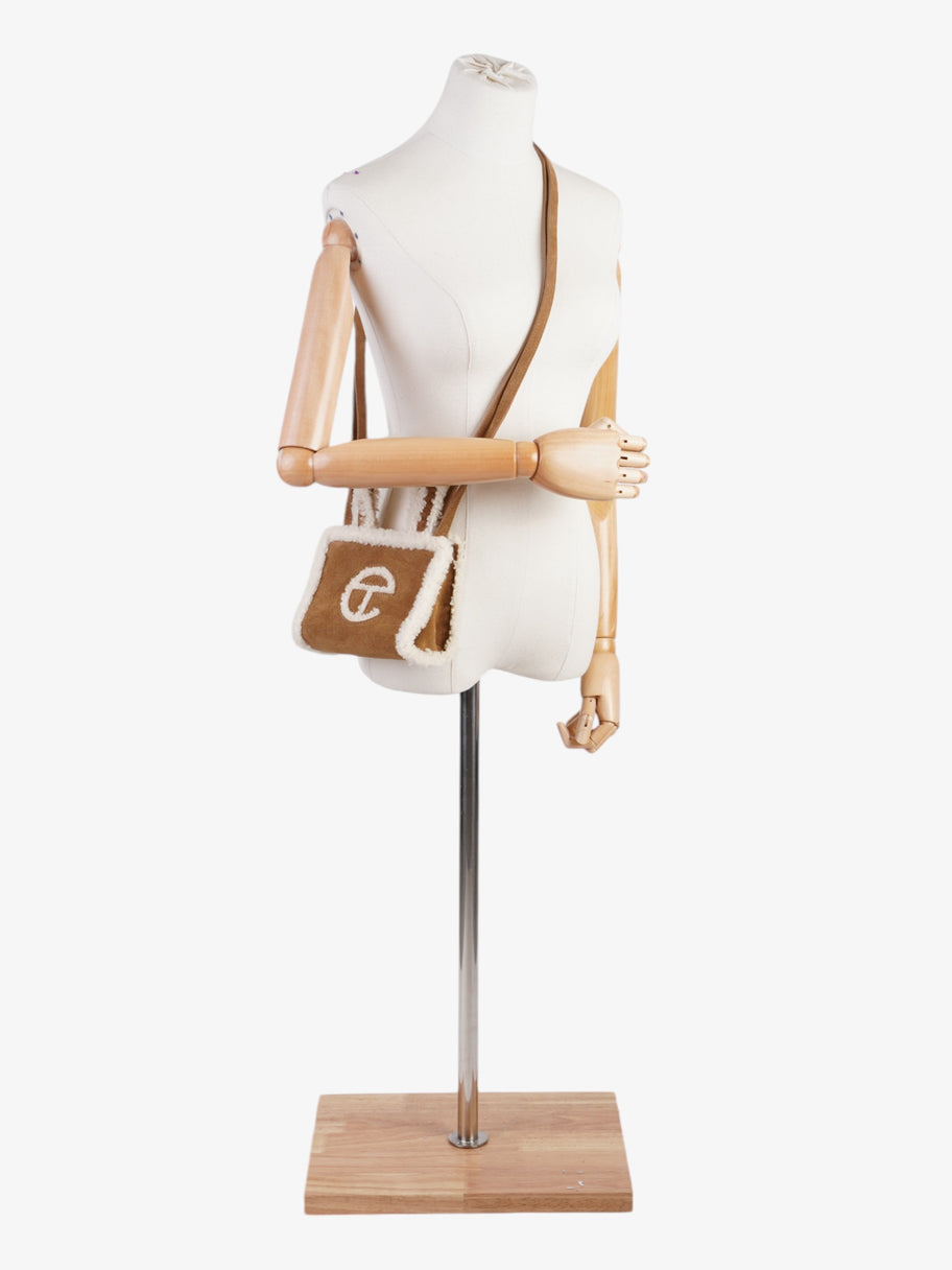 Telfar x Ugg Shopping Bag Chestnut / White Shearling Small Image 2