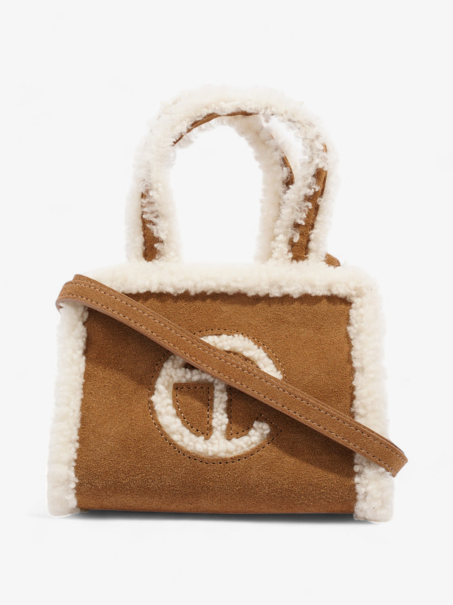 Telfar x Ugg Shopping Bag Chestnut / White Shearling Small Image 1