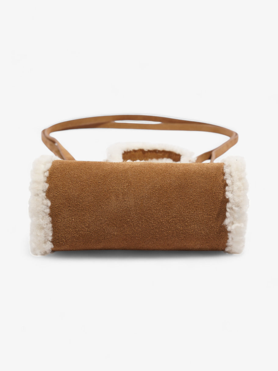 Telfar x Ugg Shopping Bag Chestnut / White Shearling Small Image 6