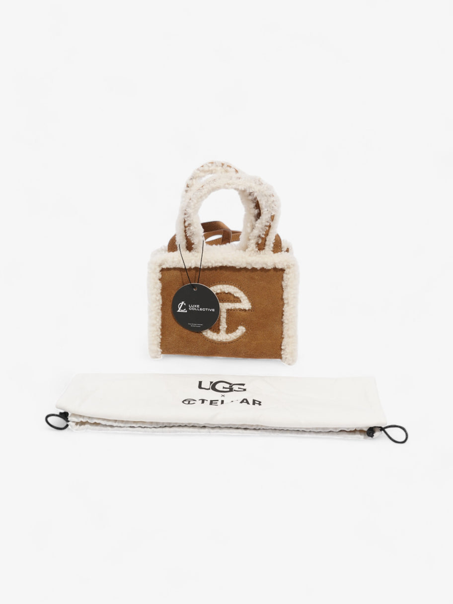 Telfar x Ugg Shopping Bag Chestnut / White Shearling Small Image 8