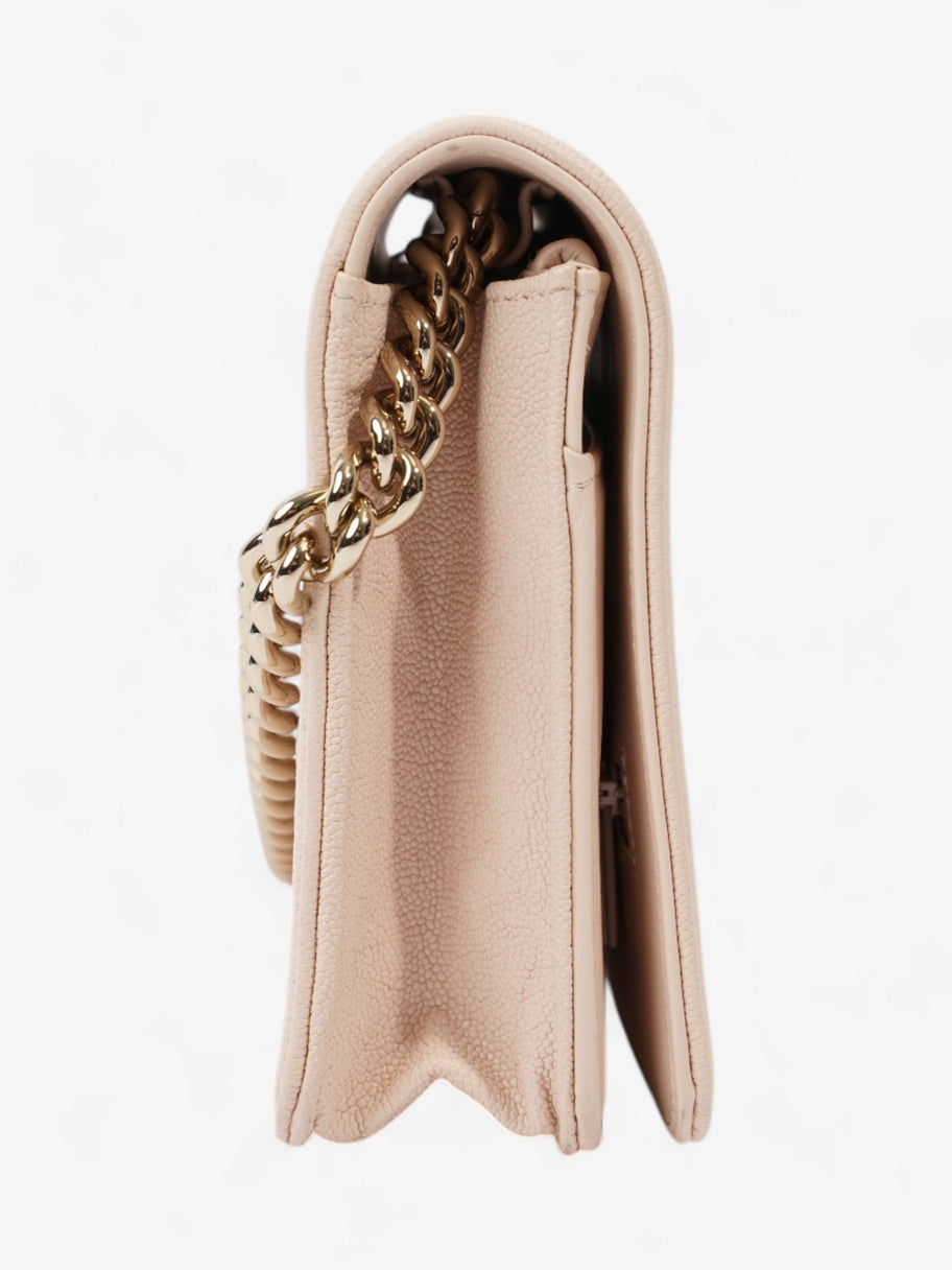 Chanel Boy Wallet on Chain Pink Nude Caviar Leather Image 5