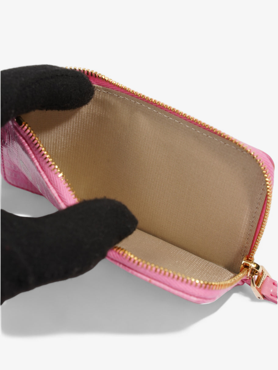 Givenchy Zipped Card Holder Pink Coated Canvas Image 6