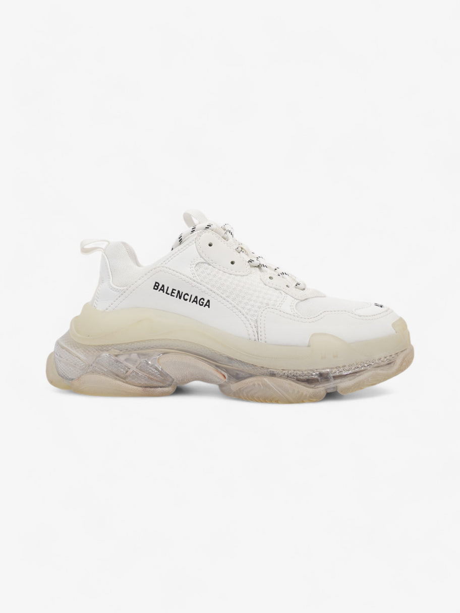 Balenciaga Triple S Clear Sole White Mesh EU 40 UK 7 Image 1