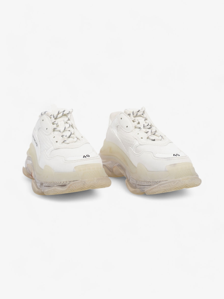 Balenciaga Triple S Clear Sole White Mesh EU 40 UK 7 Image 2