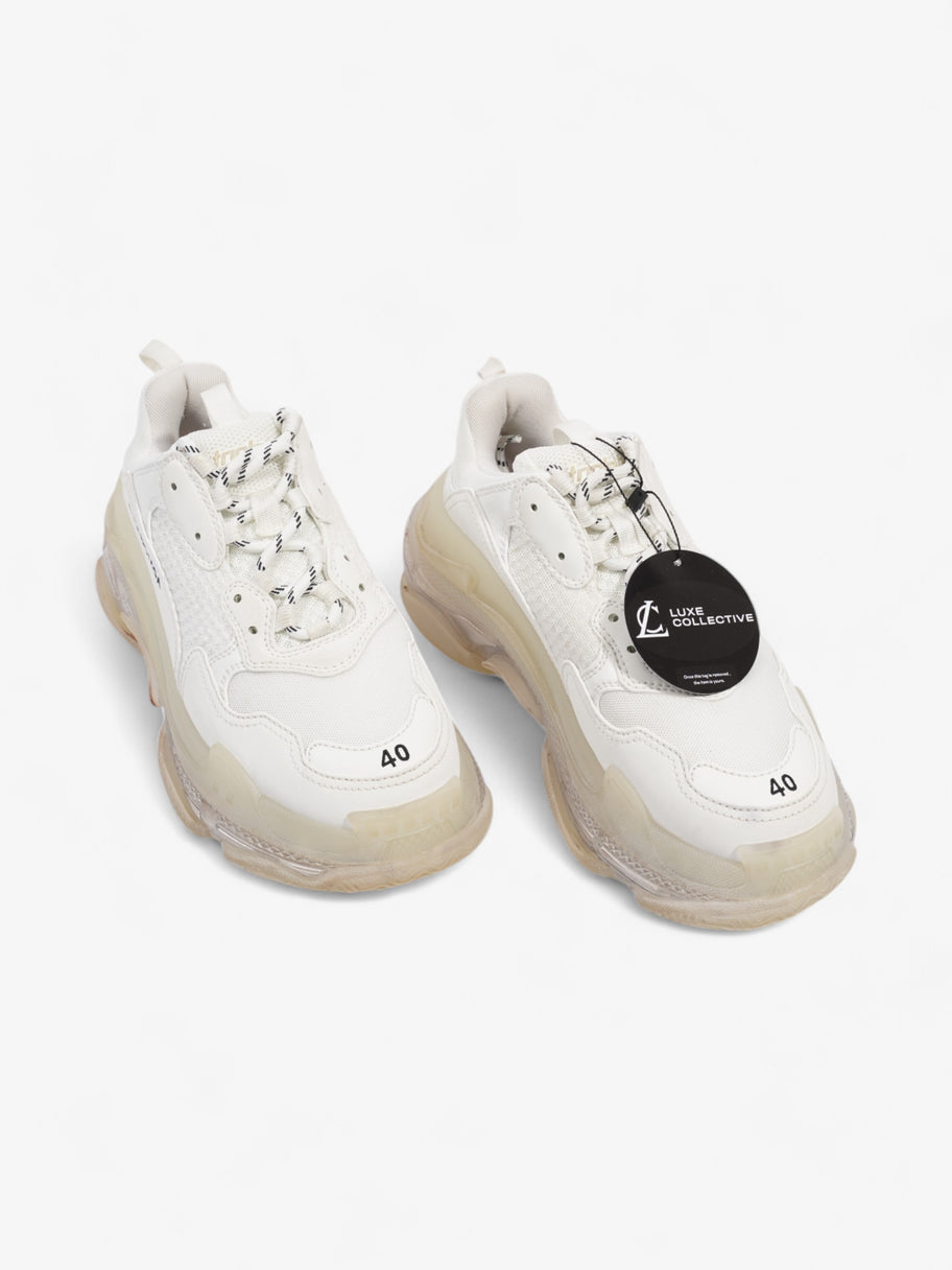 Balenciaga Triple S Clear Sole White Mesh EU 40 UK 7 Image 8