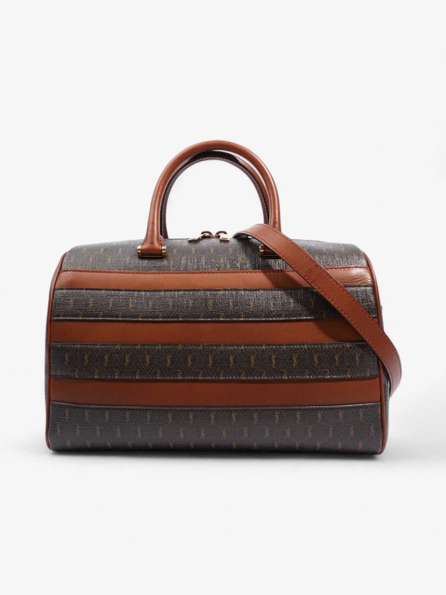 Saint Laurent Le Monogramme Duffle Bag Brown Canvas Image 1