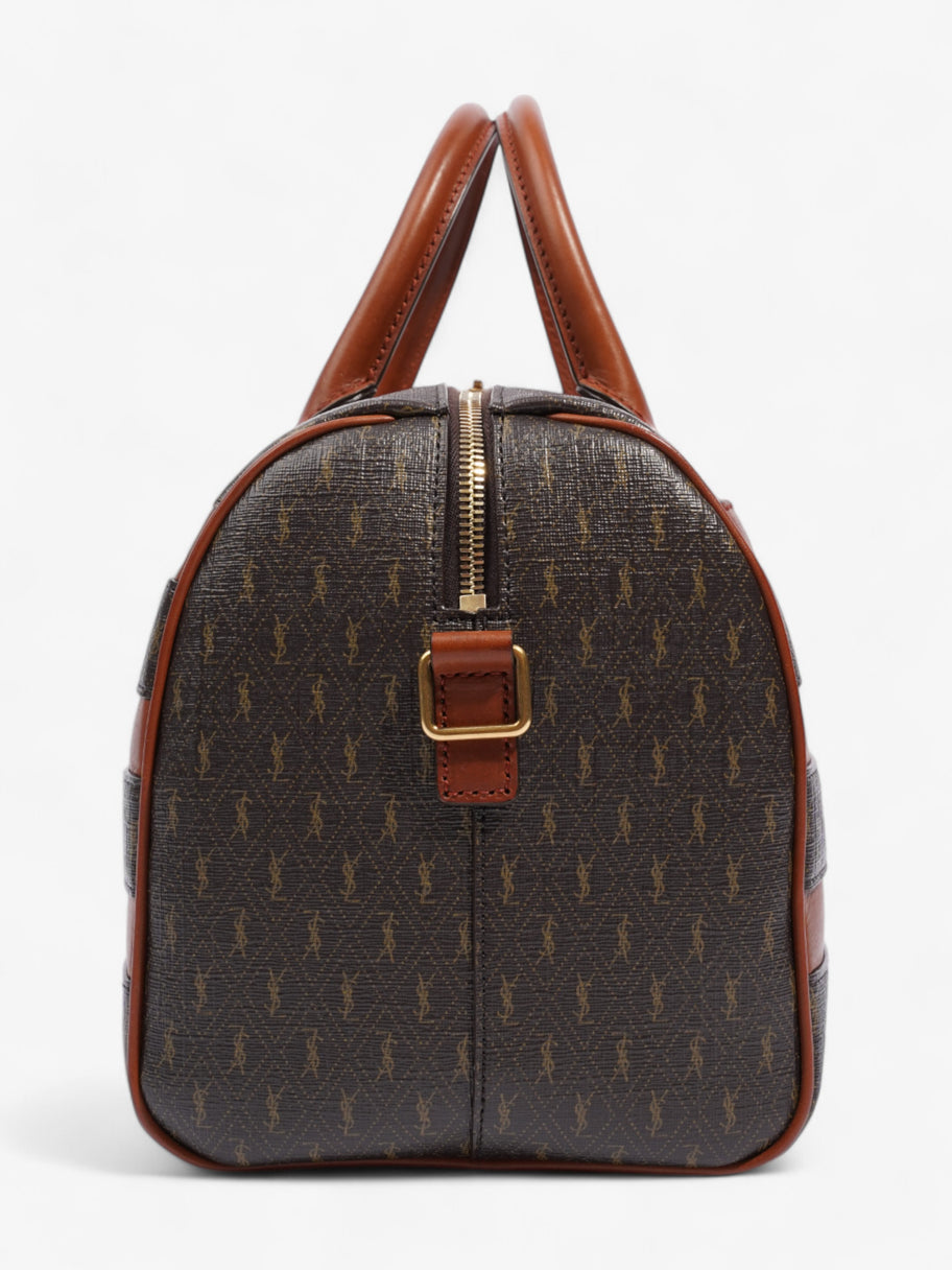 Saint Laurent Le Monogramme Duffle Bag Brown Canvas Image 5