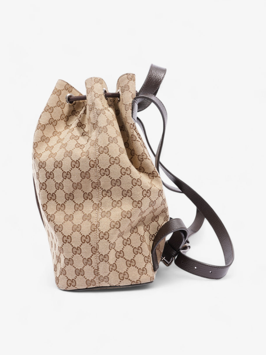 Gucci Drawstring Backpack GG Supreme Canvas Image 3