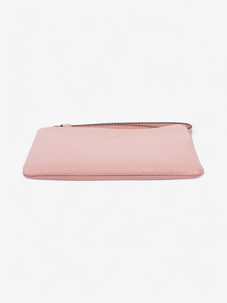 Coach Corner Zip Wristlet Pink Leather Image 5