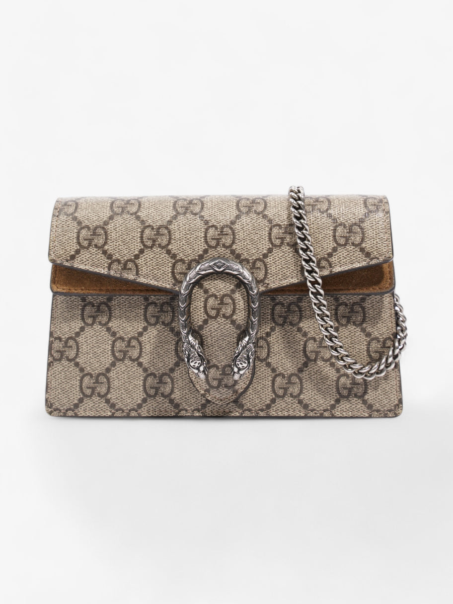 Gucci Dionysus GG Supreme / Beige Coated Canvas Super Mini Image 1