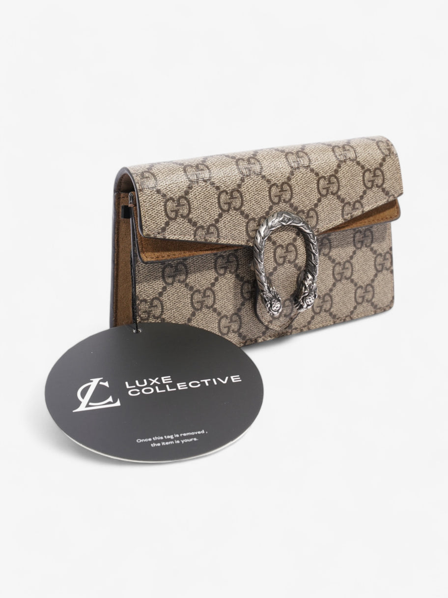 Gucci Dionysus GG Supreme / Beige Coated Canvas Super Mini Image 10