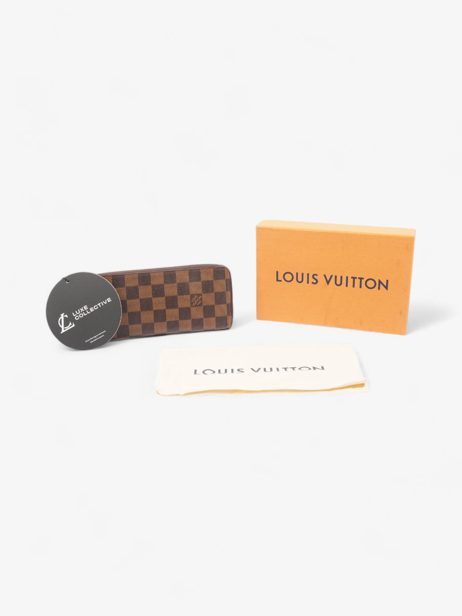 Louis Vuitton Clemence Wallet Damier Ebene Coated Canvas Image 7