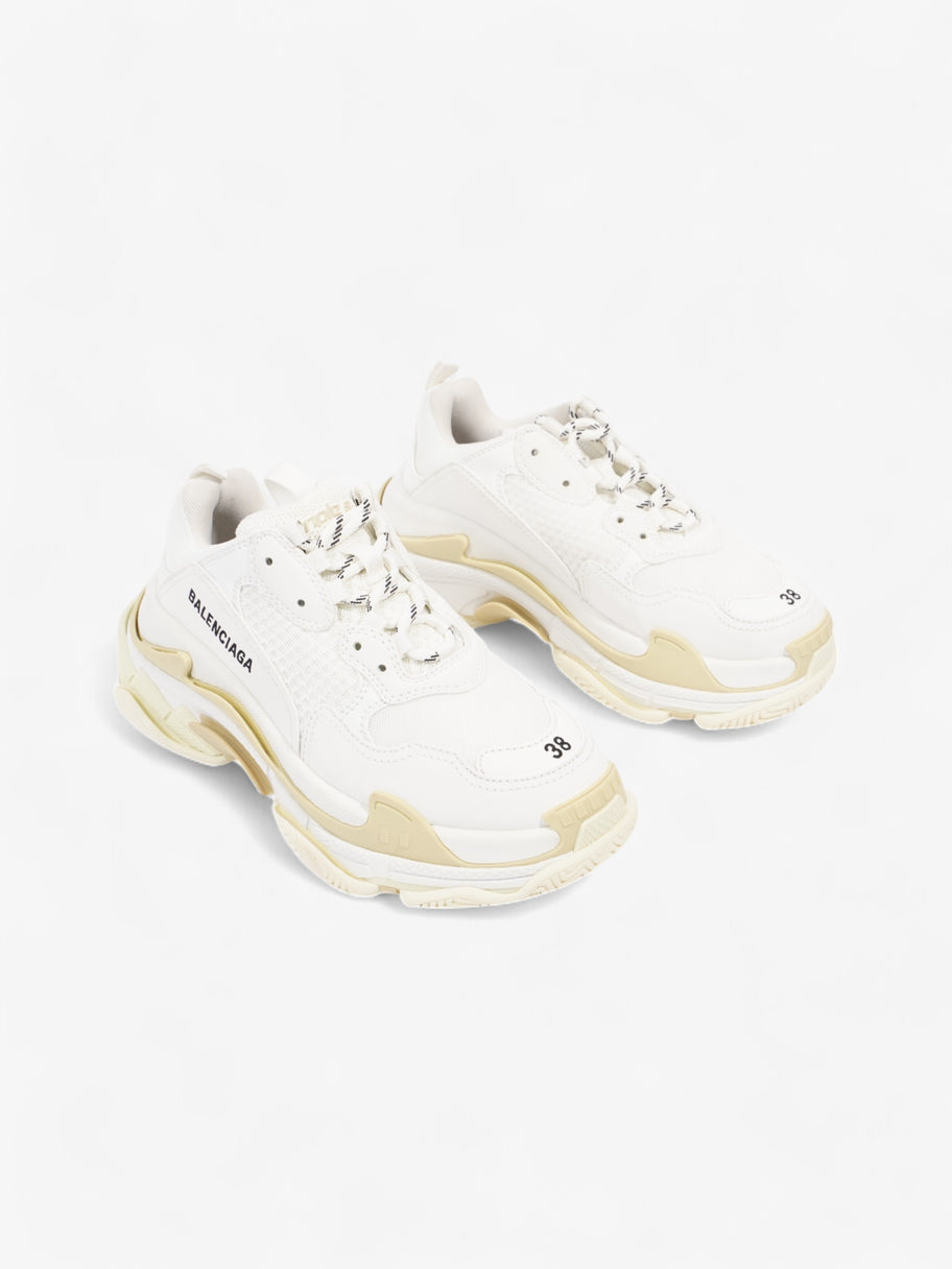 Balenciaga Triple S White Mesh EU 38 UK 5 Image 2