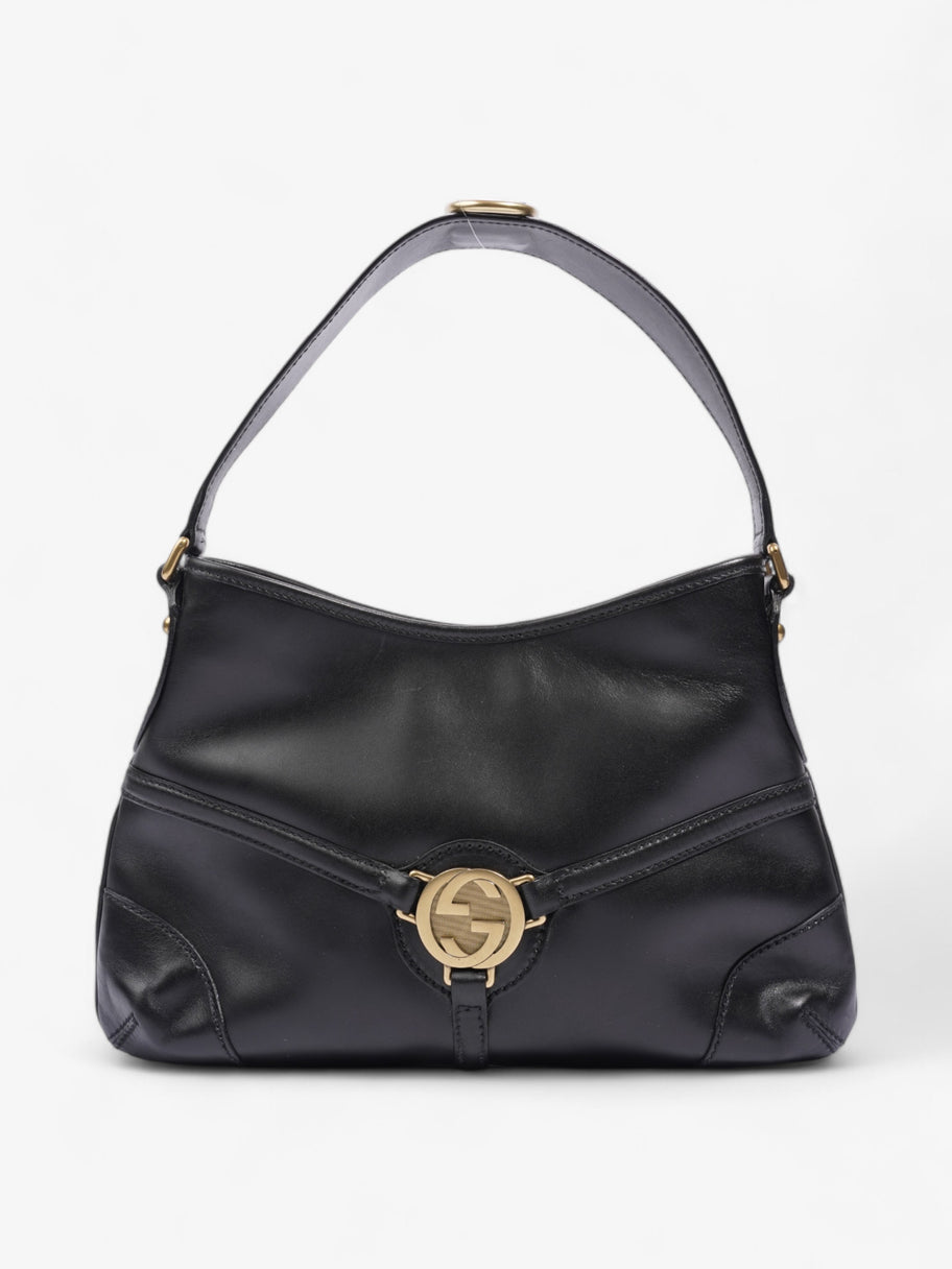 Gucci GG Reins Hobo Black Leather Image 1