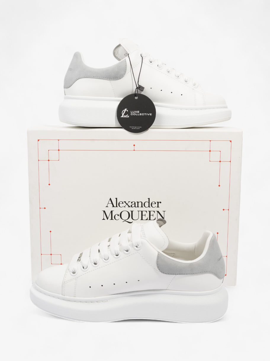 Alexander McQueen Oversized Sneakers White Grey Leather EU 38.5 UK 5 Luxe Collective