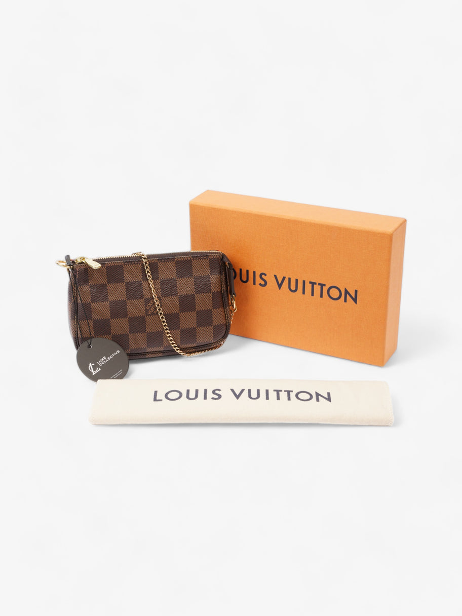 Louis Vuitton Mini Pochette Accessoires Damier Ebene Coated Canvas Image 9