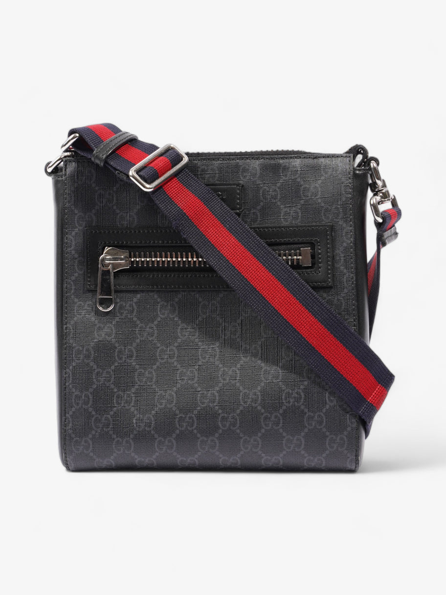 Gucci GG Web Messenger Bag Black / Red / Blue Canvas Image 1