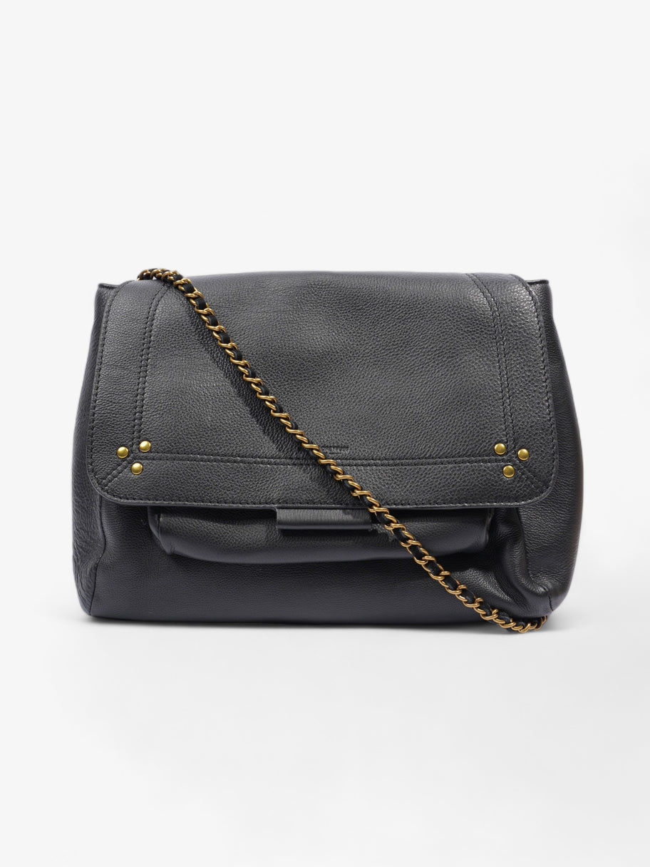 Lulu Shoulder Bag Black Calfskin Leather Medium Image 1