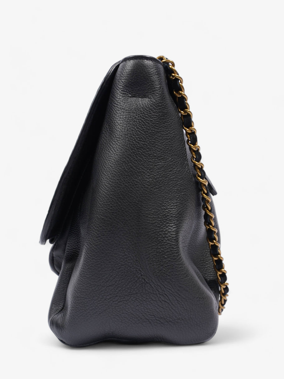 Lulu Shoulder Bag Black Calfskin Leather Medium Image 2