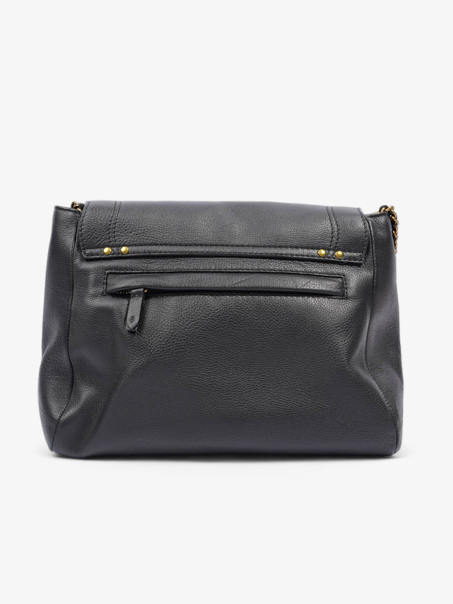 Lulu Shoulder Bag Black Calfskin Leather Medium Image 3
