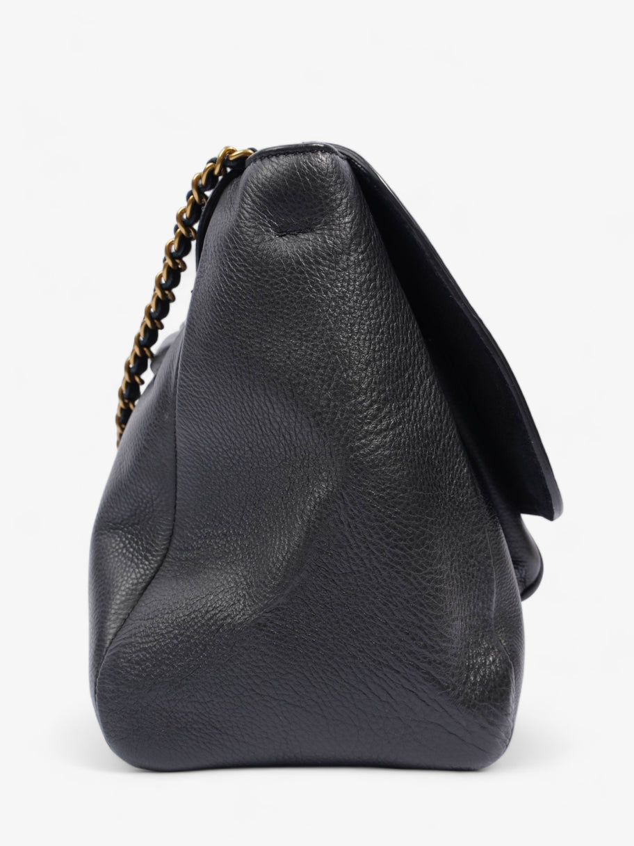 Lulu Shoulder Bag Black Calfskin Leather Medium Image 4