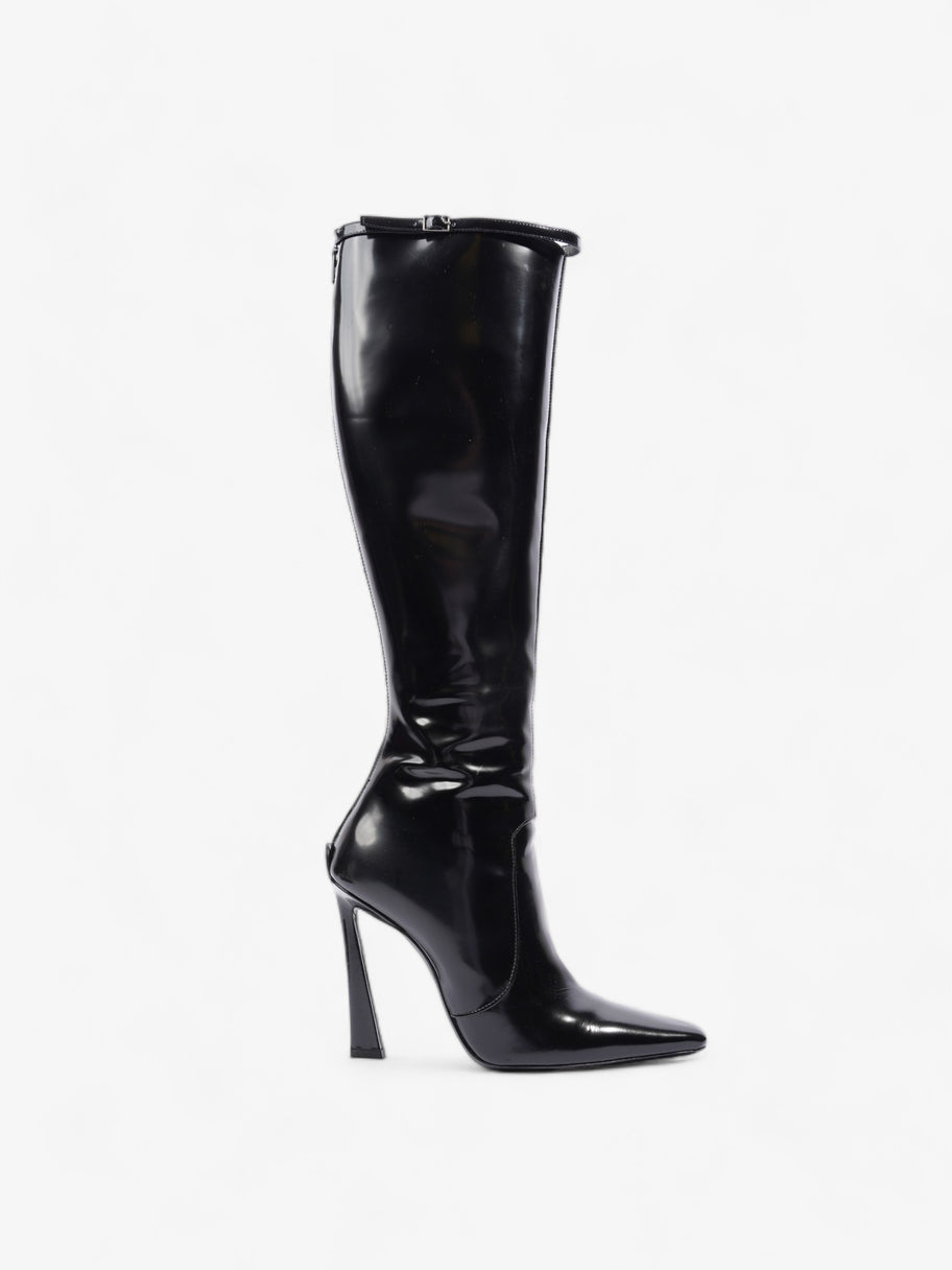 Saint Laurent Tess Boot 110 Black Patent Leather EU 40 UK 7 Image 1