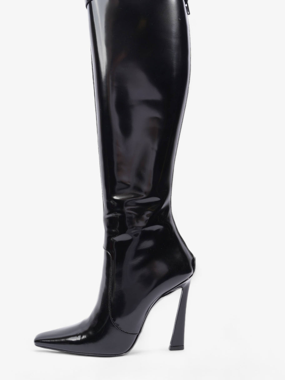 Saint Laurent Tess Boot 110 Black Patent Leather EU 40 UK 7 Image 5