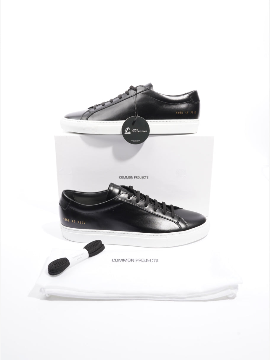 Achilles Low Sneakers Black / White Leather EU 44 UK 10 Image 10